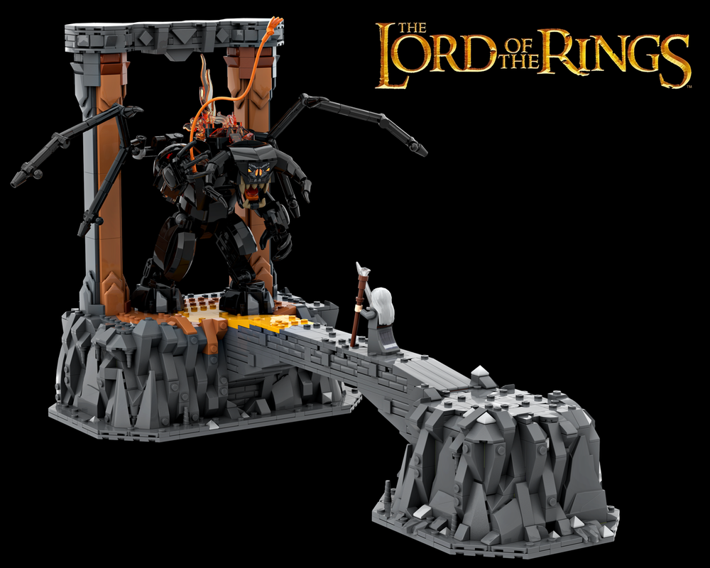 Lego The Balrog v/s Gandalf the Grey