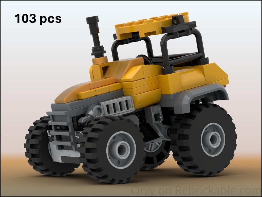 Lego Hot Tractor (Orange)