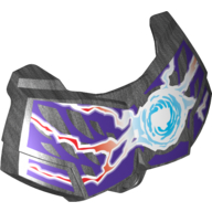 Lego Large Figure Chest Cover, Armour Small with Chi and Dark Purple [Raven] Print / Pearl Titanium