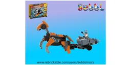 31111: Cyber Horse with Chariot