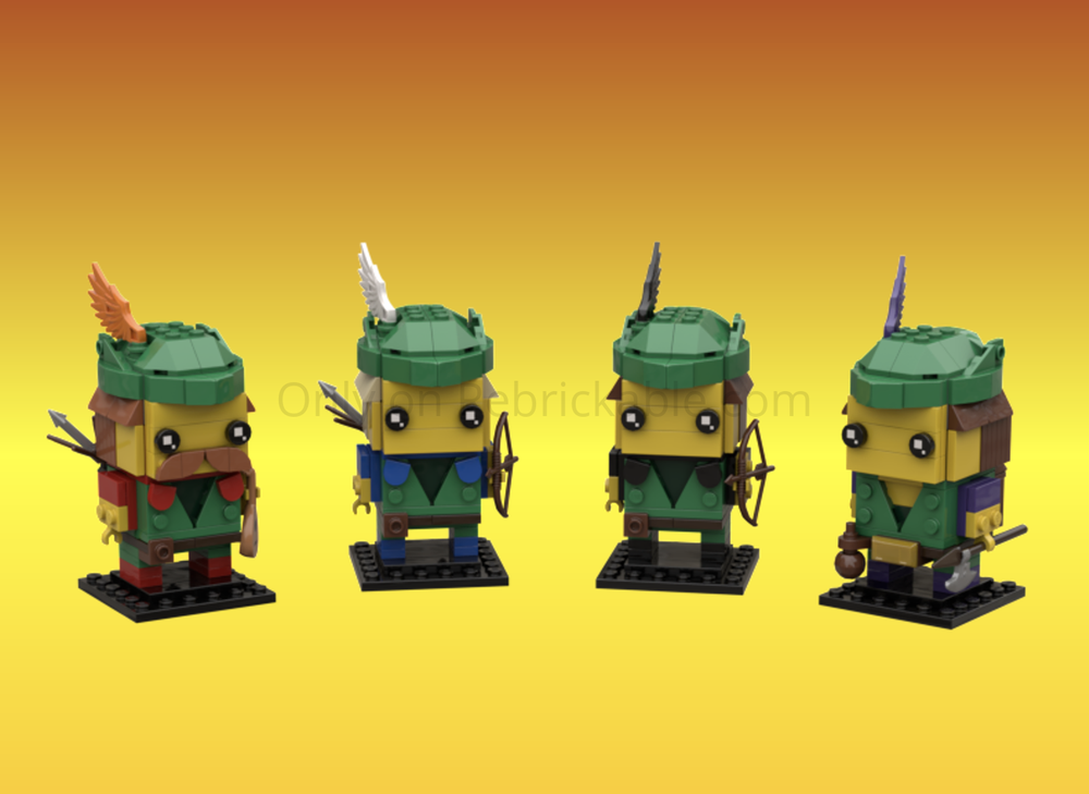 Lego Forestmen Brickheadz bundle