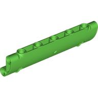 Lego Technic Panel Curved 11 x 3 with 2 Pin Holes through Panel Surface / Bright Green