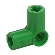 Technic Axle and Pin Connector Angled #6 - 90° / Bright Green