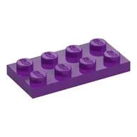 Plate 2 x 4 / Purple