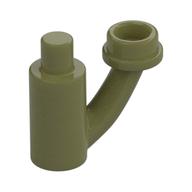Lego Plant, with Bar and Off-shoot with Stud / Olive Green