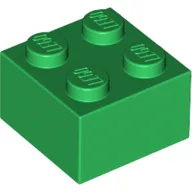 Brick 2 x 2 / Green