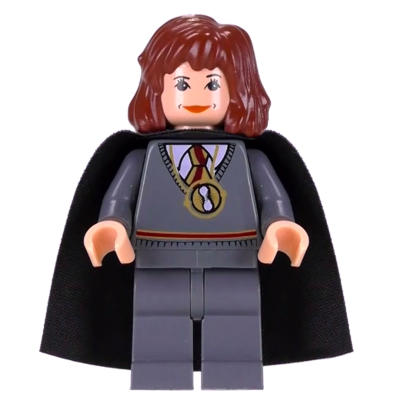 Lego Hermione Granger, Gryffindor Sweater with Time Turner, Cape