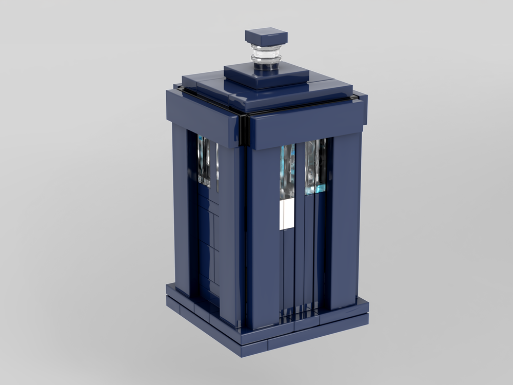 Lego Doctor Who TARDIS with openable door