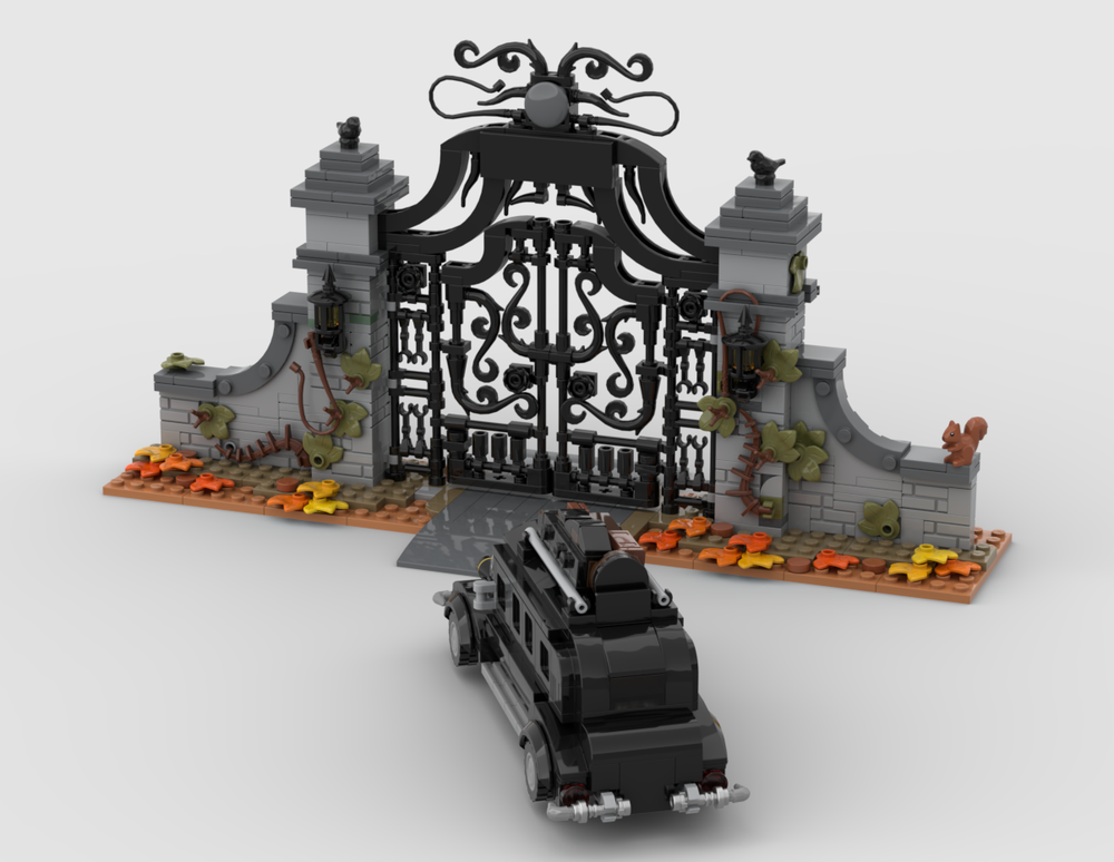 Lego Wednesday Arrival At Nevermore