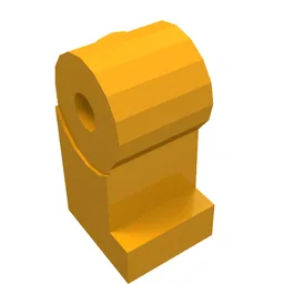 Leg, Left / Medium Orange