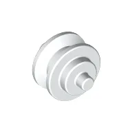 Wheel Centre Small with Stub Axles (Pulley Wheel) / White