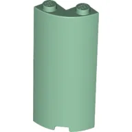 Cylinder Quarter 2 x 2 x 5 (Wall) / Sand Green