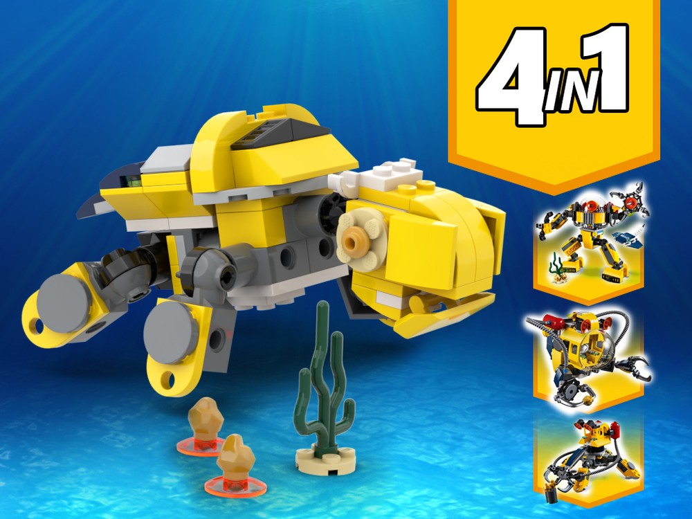 Lego 31090 Turtle Alternative Build