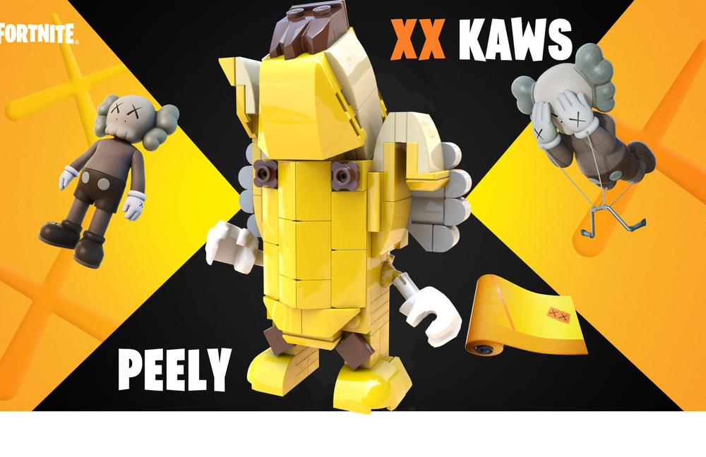 Lego XX Kawspeely Fortnite skin with Companion
