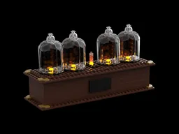 Faux Nixie Tube Clock
