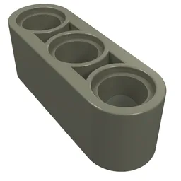 Technic Beam 1 x 3 Thick / Dark Gray