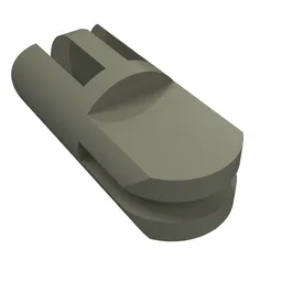 Arm Piece 90° Turn [2 / 3 Fingers] / Dark Gray