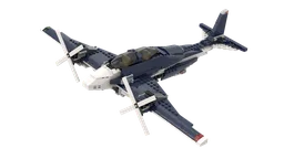 31039 Dual propeller plane