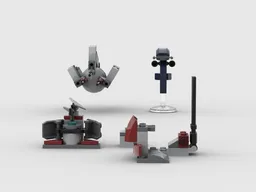 Droid Tri Fighter Attack Alternate build for 75372