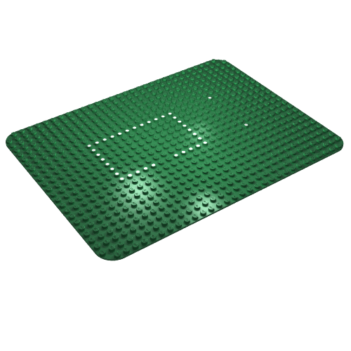 Lego Baseplate 24 x 32 with Rounded Corners and Dots Print [346-2]