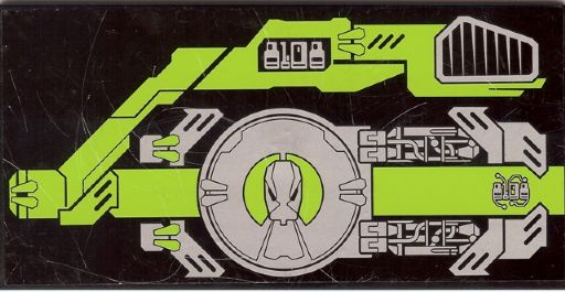 Lego Tile 8 x 16 with Bottom Tubes on Edges with Circuitry with '8108' Pattern Model Left (Sticker) - Set 8108