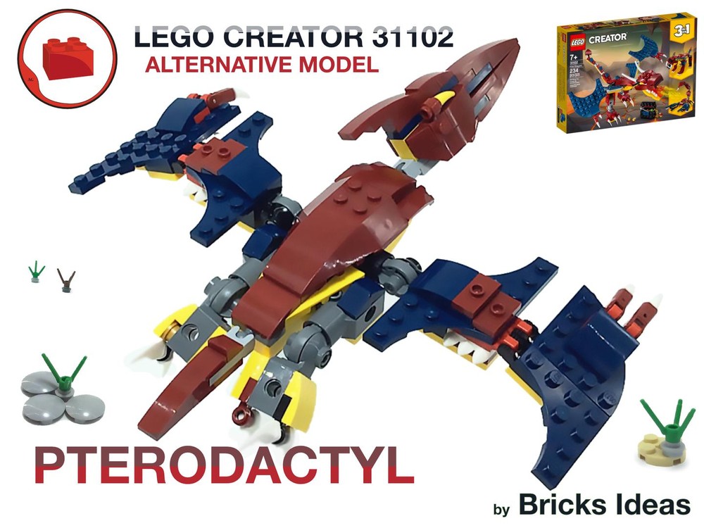 Lego Pterodactyl MOC - Lego Creator 31102