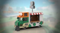 Mario Kart World Yoshi's Food Truck