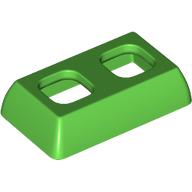 Lego Minifig Hipwear Skirt Short, Angular / Bright Green