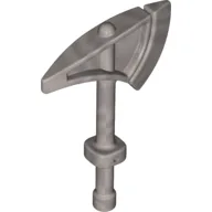 Duplo Axe / Tomahawk Square Handle and Hollow Bottom / Flat Silver