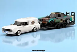 Holden Sandman + trailer + Holden Monaro