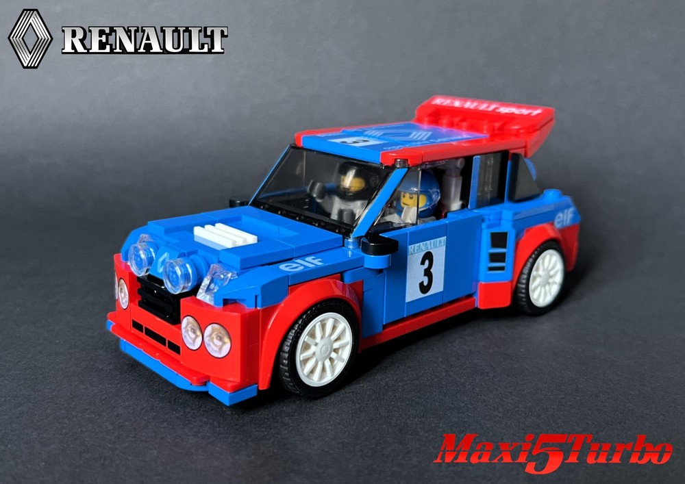 Lego Renault 5 Maxi Turbo - Speed Champions 8 Studs wide