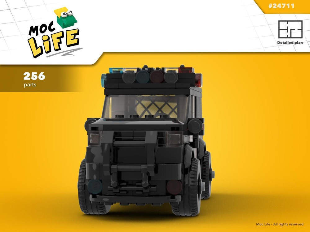 Lego Dodge Durango police