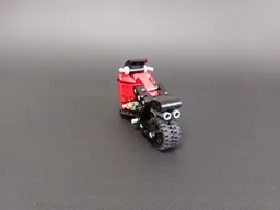 Tiny Red Motorcycle