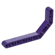 Technic Beam 1 x 11.5 Double Bent Thick / Dark Purple