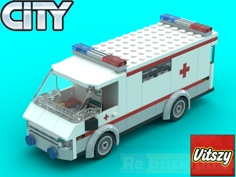 Lego City ambulance