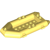 Lego Boat / Rubber Raft / Dinghy 6 x 10 / Bright Light Yellow