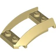 Wheel Arch, Curved Wedge 4 x 3 with 2 x 2 Opening and 4 Studs / Tan
