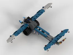 Plane with pullback motor