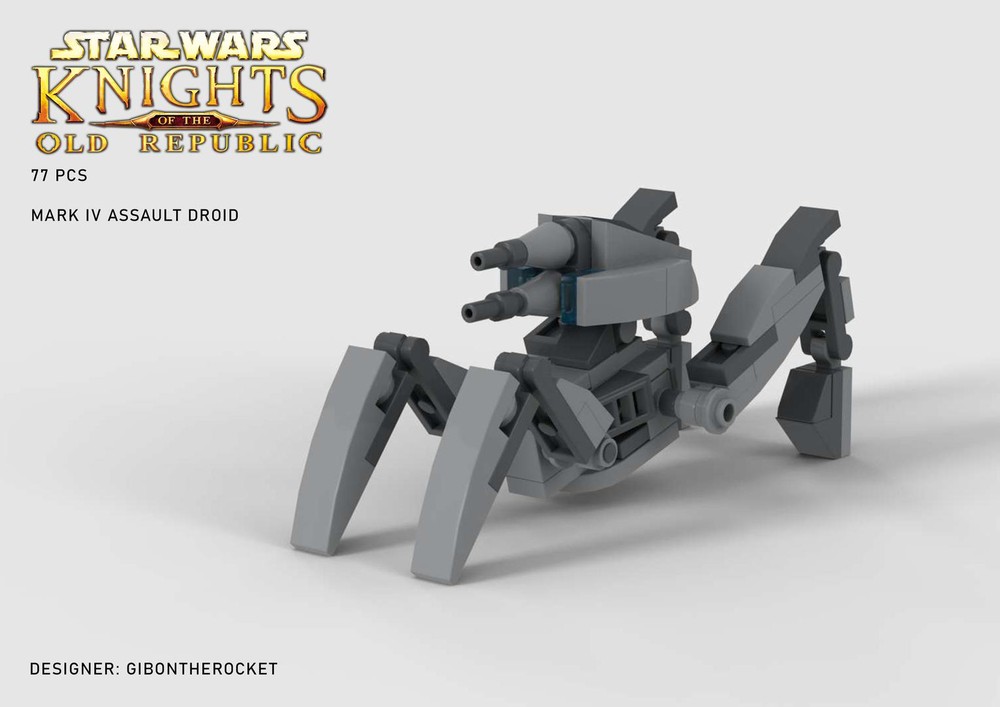 Lego Mark IV Assault Droid (KOTOR)