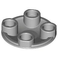 Plate Round 2 x 2 with Rounded Bottom [Boat Stud] / Light Bluish Gray