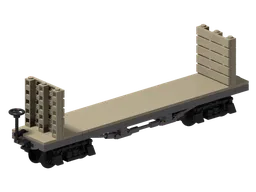 Narrow Gauge Bulkhead Flatcar