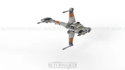 Mini Size A/SF-01 B-wing Starfighter : V220119