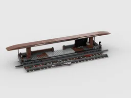 Train station from set 10277