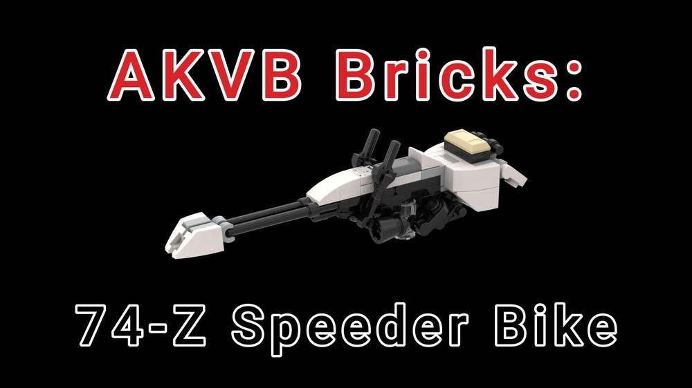 Lego 74-Z Speeder Bike (White)