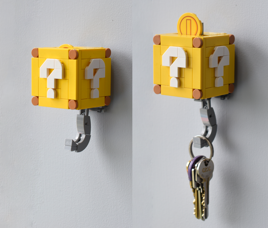 Lego Mario Coin Block - Key Holder