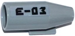 Engine, Smooth Large, 2 x 2 Thin Top Plate with 'E-03' Pattern Model Left Side (Sticker) - Set 60093