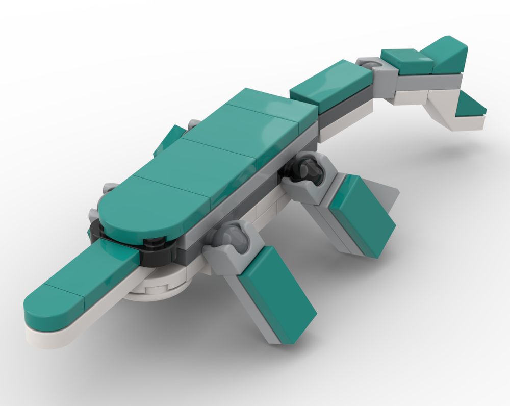 Lego Marine Croc - Metriorhynchus - Minifig-Scale