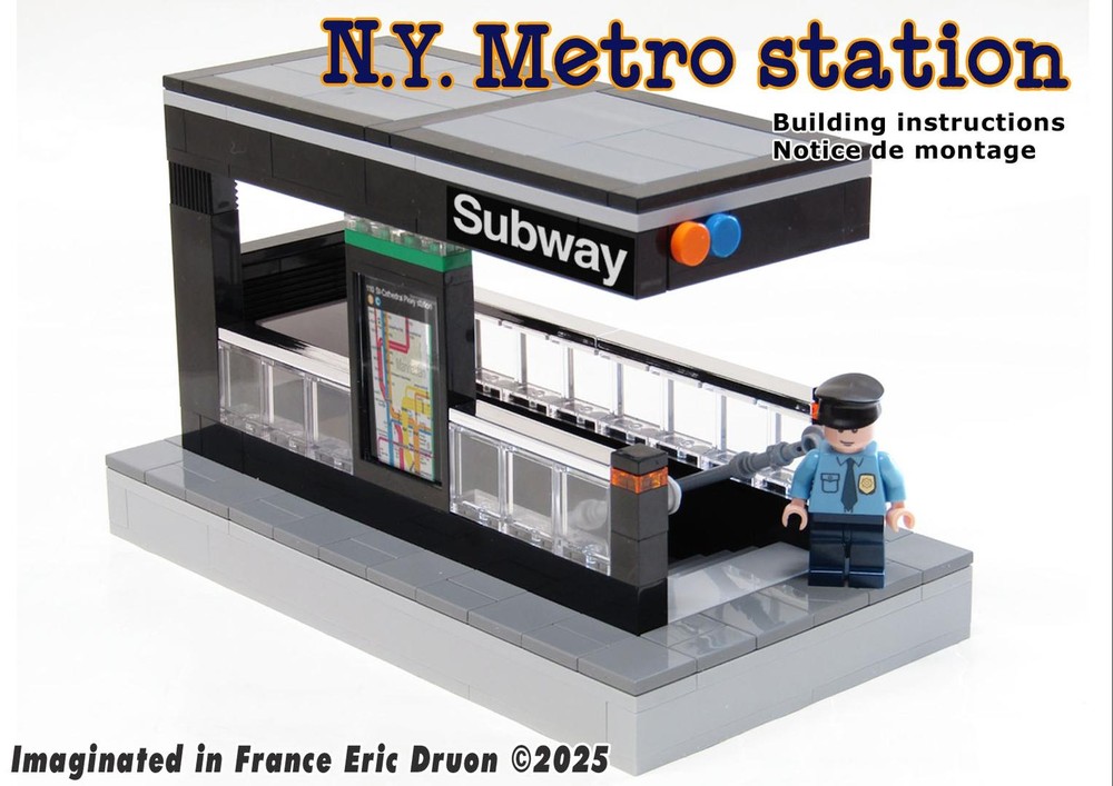Lego RB New York Subway Station Exit