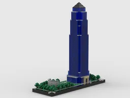 Williams Tower at 1/650th Scale