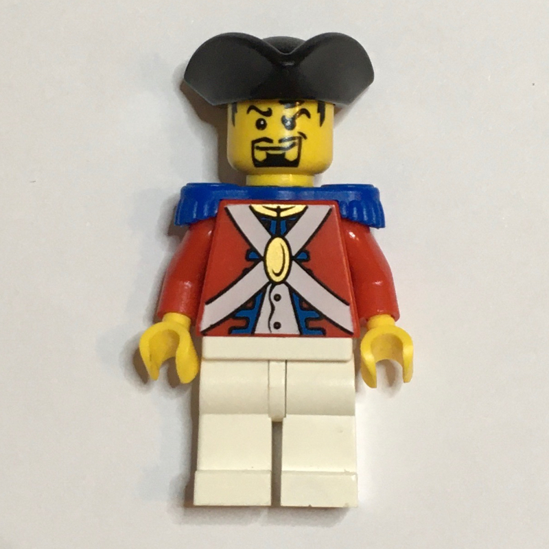 Lego Soldier (Imperial Soldier II) - Black Beard, Blue Epaulettes